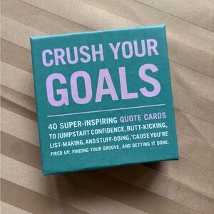 EUC CRUSH YOUR GOALS QUOTE CARDS